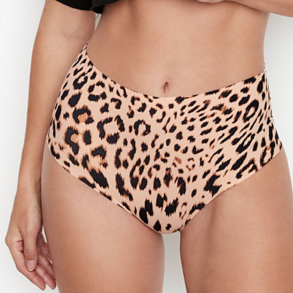 Last 1 VS L Midi Brief No-Show Leopard NWT - Picture 4 of 16